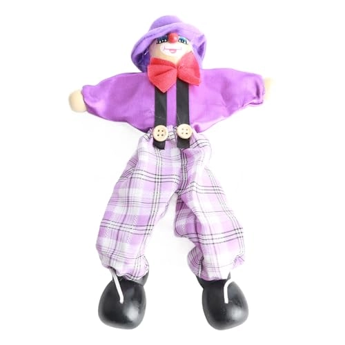 Wooden Clown Marionette