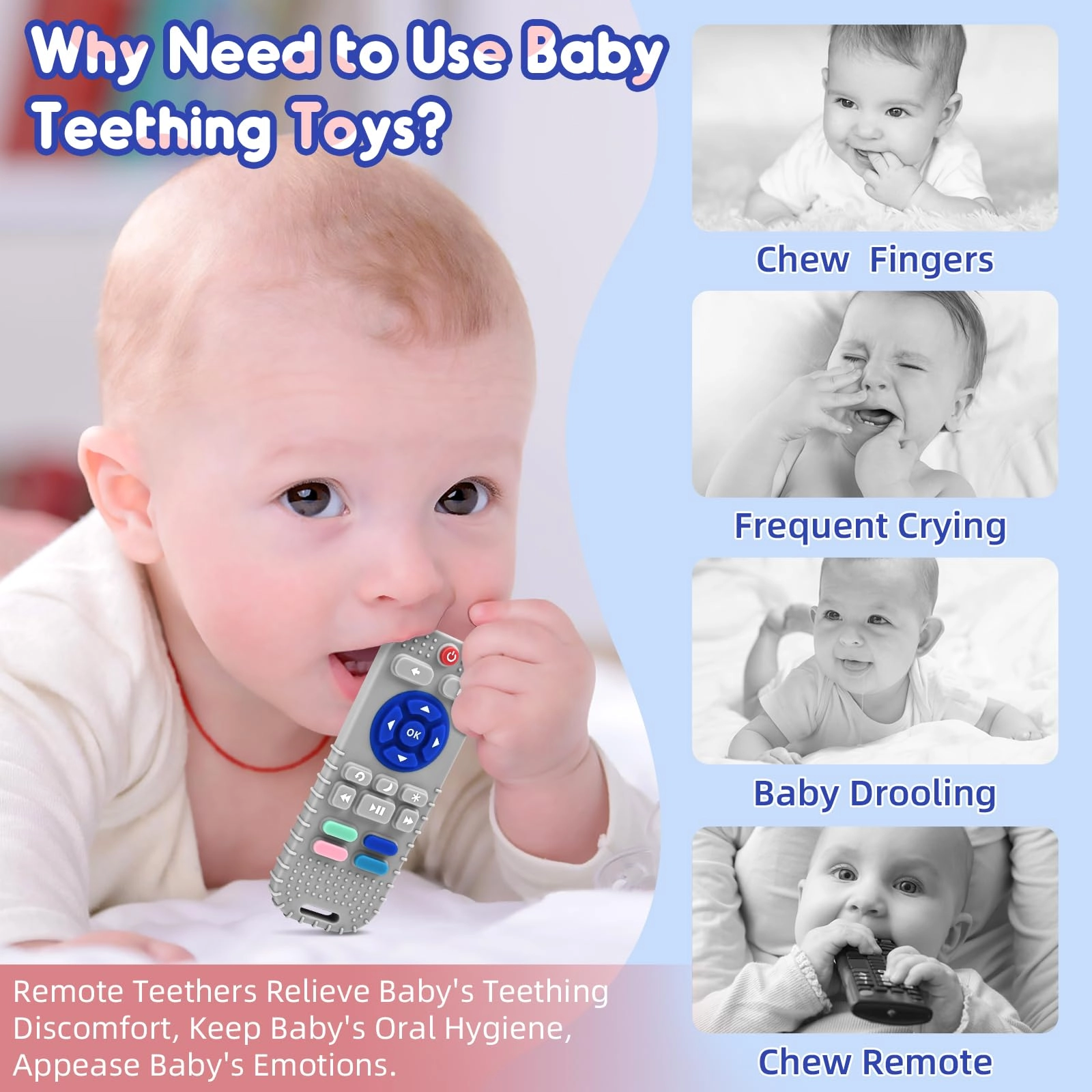 Remote Control Teether - Silicone