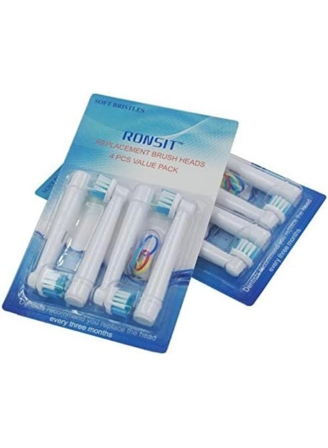 Oral-B Electric Brush Heads - 4-Piece Charcoal