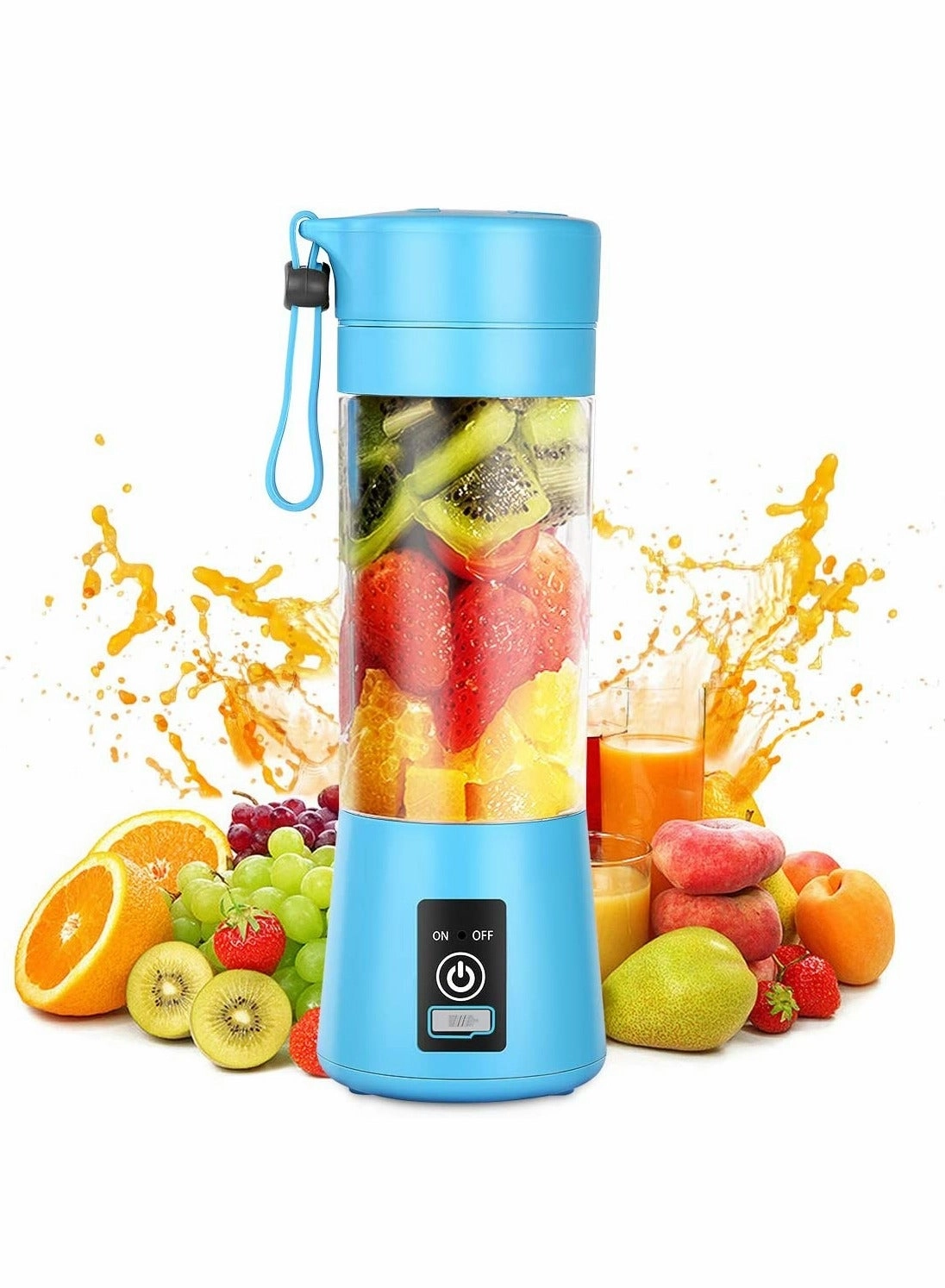 Portable Blender - USB Rechargeable 304 Stainless Steel Blades Personal Travel Size
