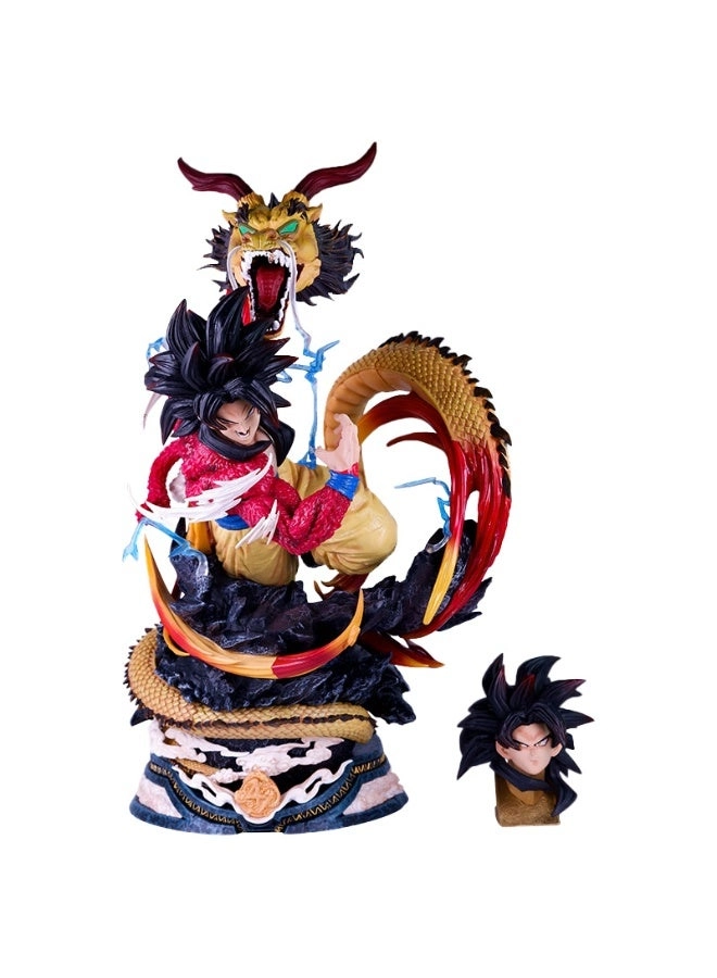 Generic Super Saiyan 4 Goku - Dual-Headsculpt 43cm