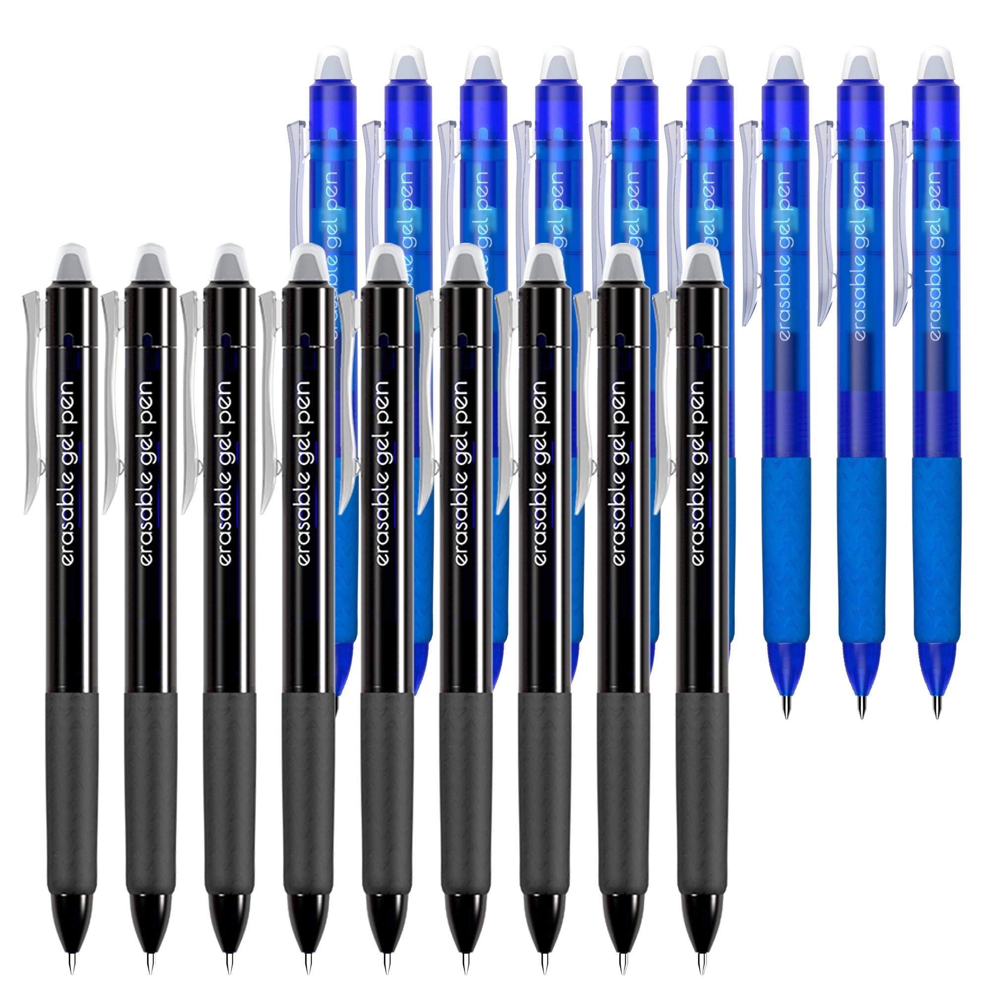 vanstek Retractable Erasable Gel Pens - 18 0.7mm