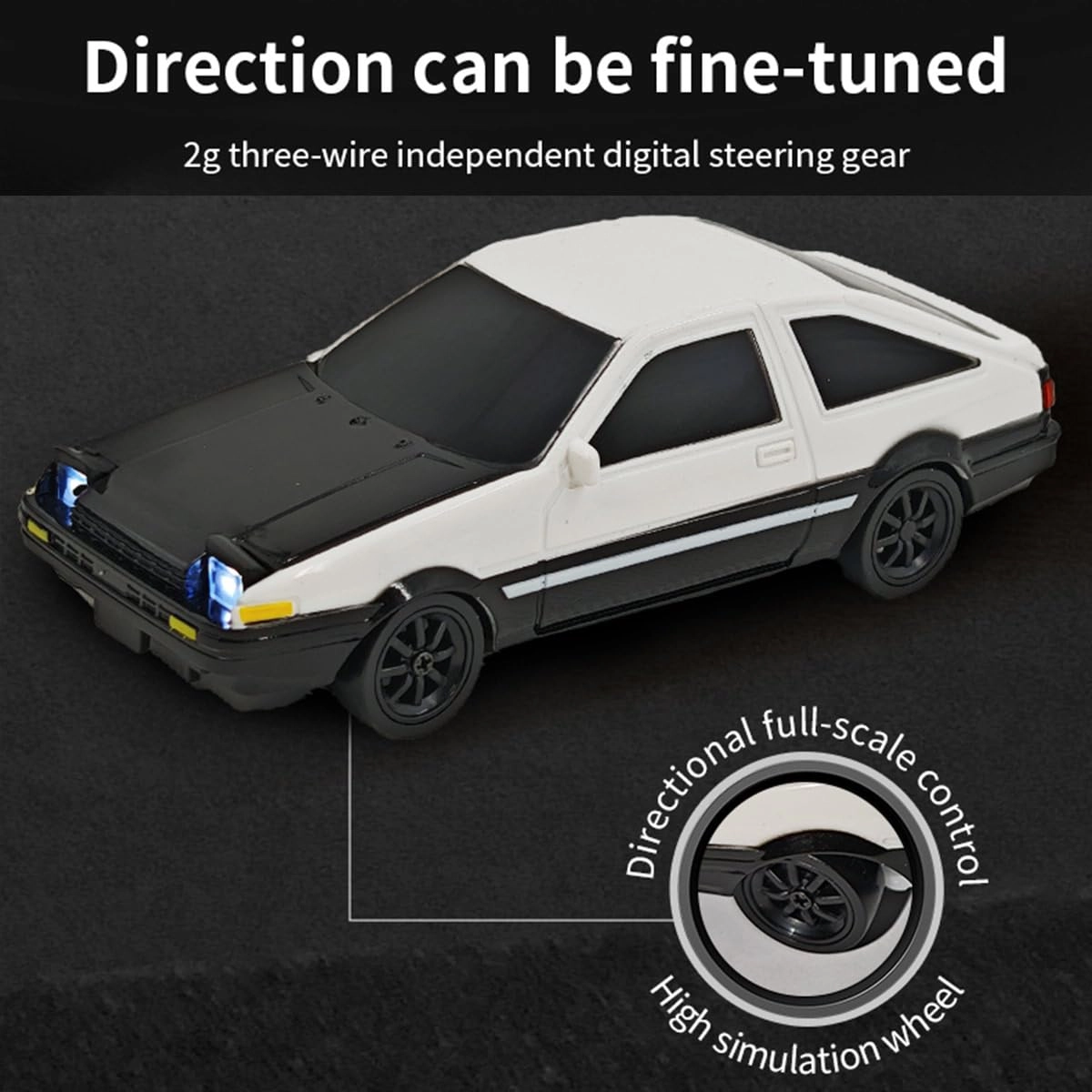 Mini RC Drift Car - 1/43