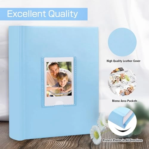 2x3" 180 Pockets PU Leather Photo Album