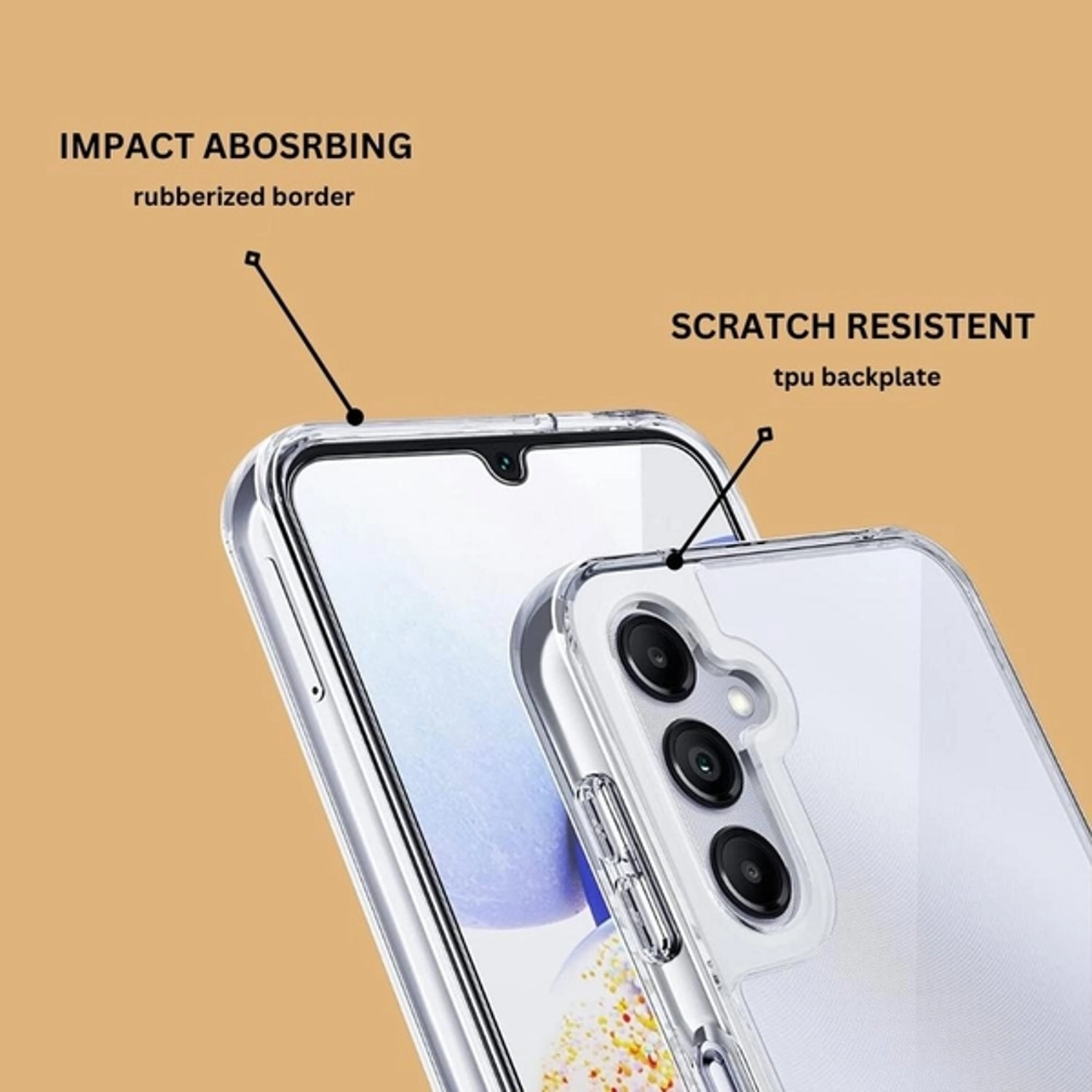 Case - TPU-PC Case Screen Protector for Galaxy A74