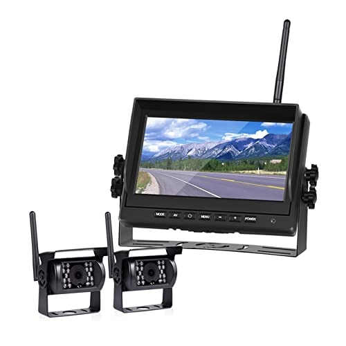 7 inch Car Monitor + Rear View Camera - Wireless Night Vision