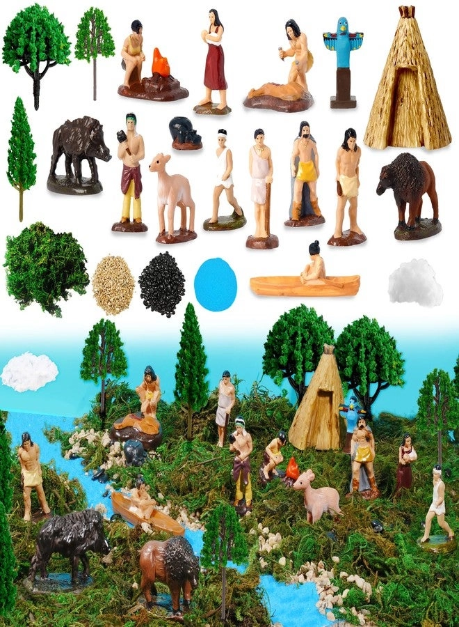 Hiawbon American Indian Figurines - Resin