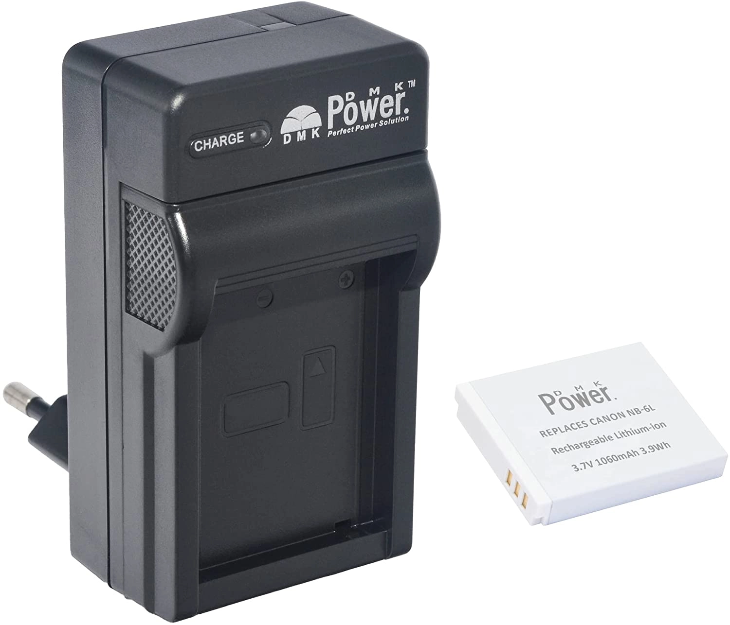 DMK NB-6L - 1060mAh + TC600E - Travel Charger