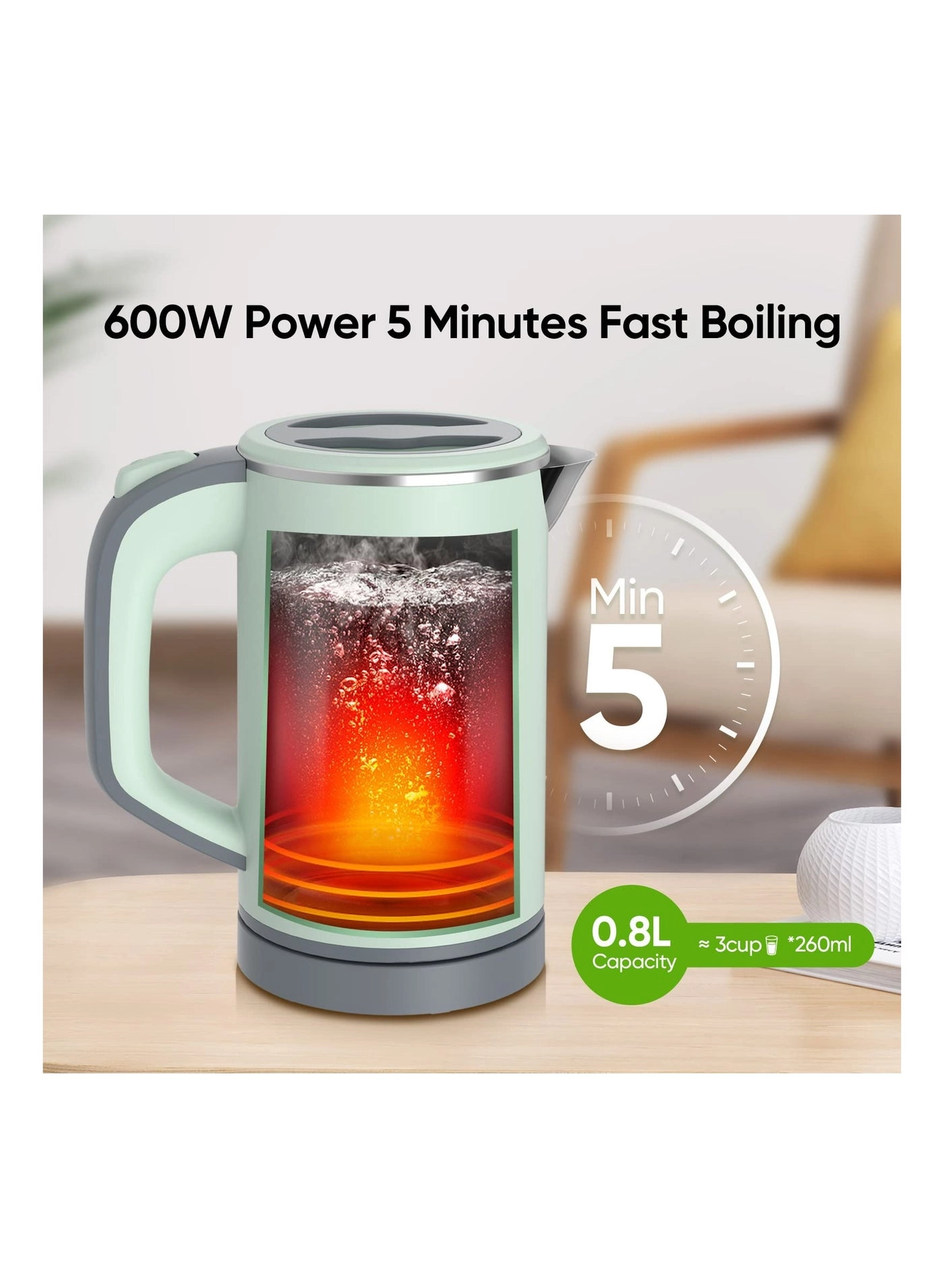 Travel Mini Electric Kettle