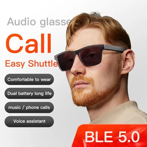 Smart Audio Sunglasses - Bluetooth 5.0 60H Dual Battery