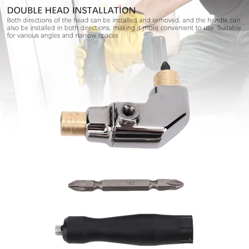 Right Angle Drill Attachment - 90° 6.35mm Hex