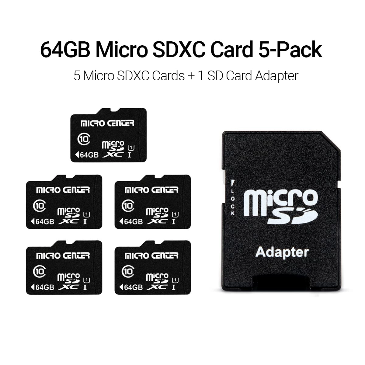 MicroSDXC Flash Memory Card - 64GB