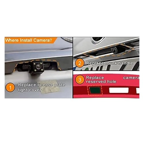 Car Rear View Camera - Night vision Composite video 648(H) x 488(V)