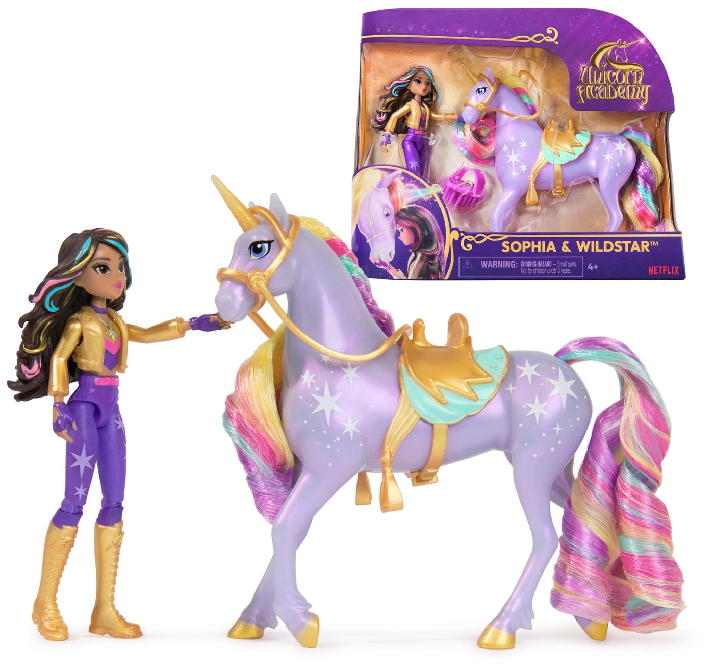 Unicorn Academy Sophia Doll + Wildstar Doll - Ages 4+