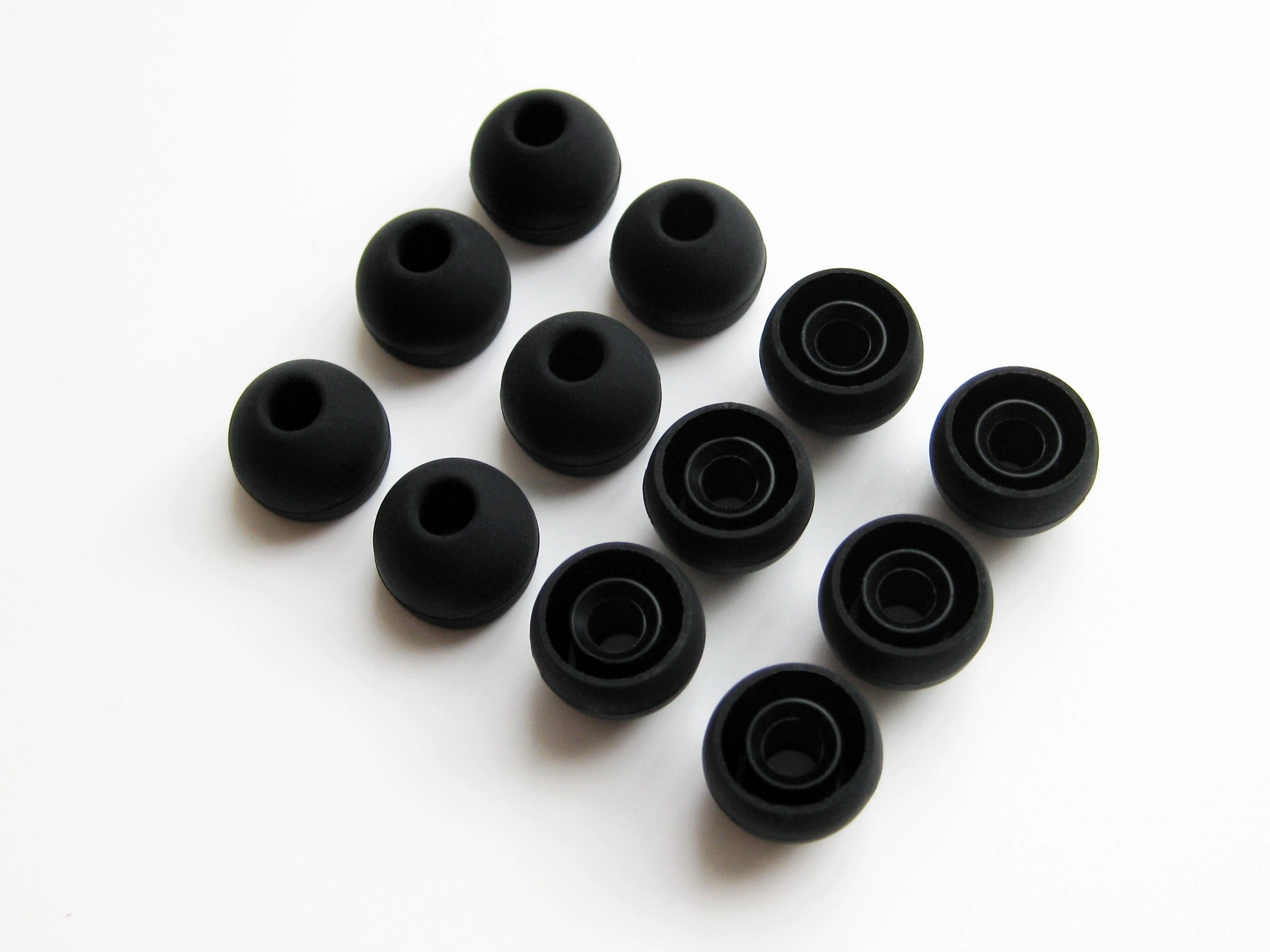 NICKSTON Replacement Eartips for Audio-Technica CK/CKS/CKM/CKL/CKF/ANC Series - 12pcs Medium Soft
