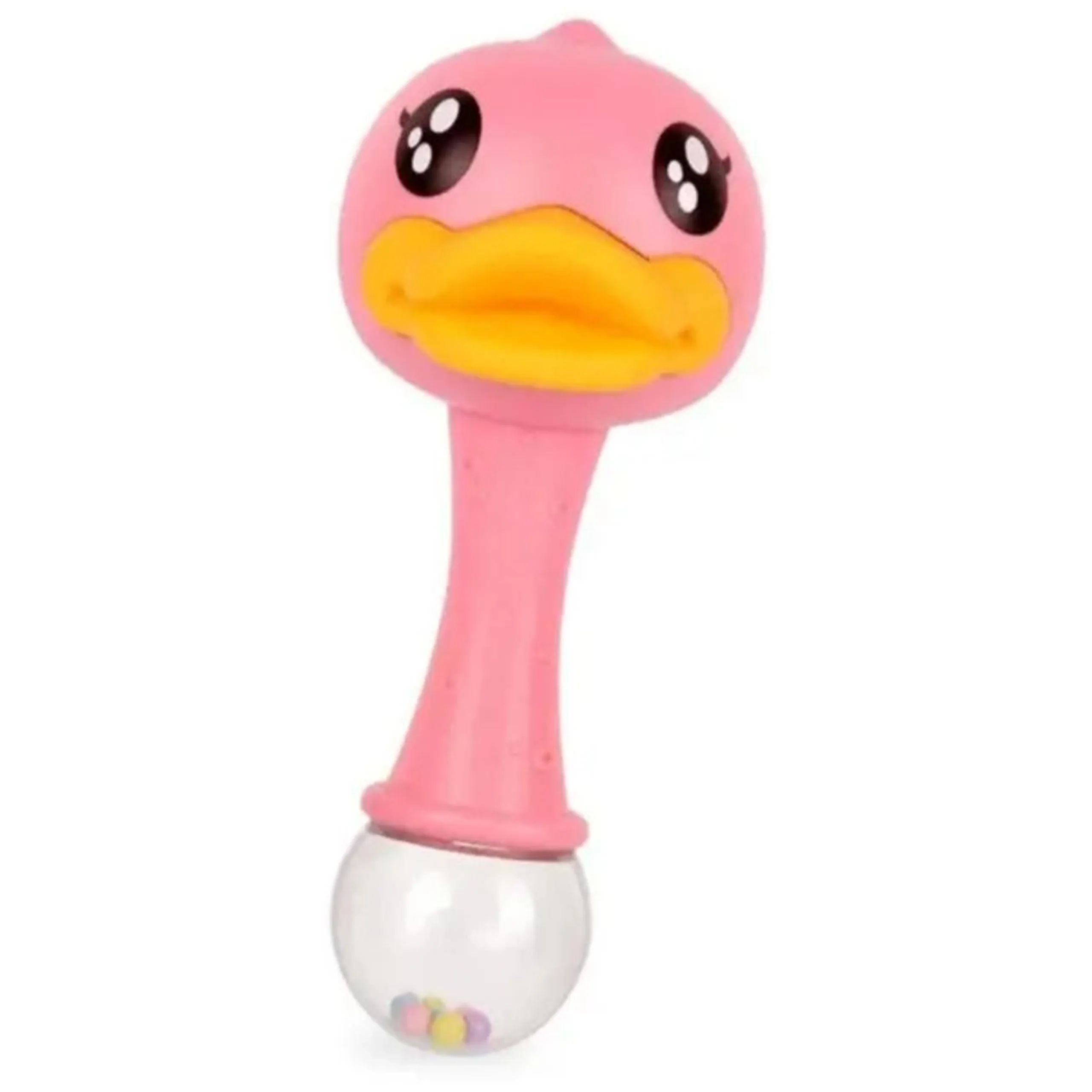 Little Angel Baby Duck Grab & Shake Rattle Toy - 3 months BPA-free