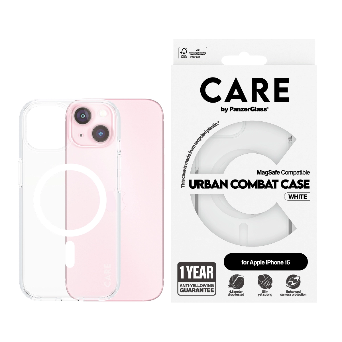 Flagship Urban Combat Back Cover Mobile Case with MagSafe for iPhone 15