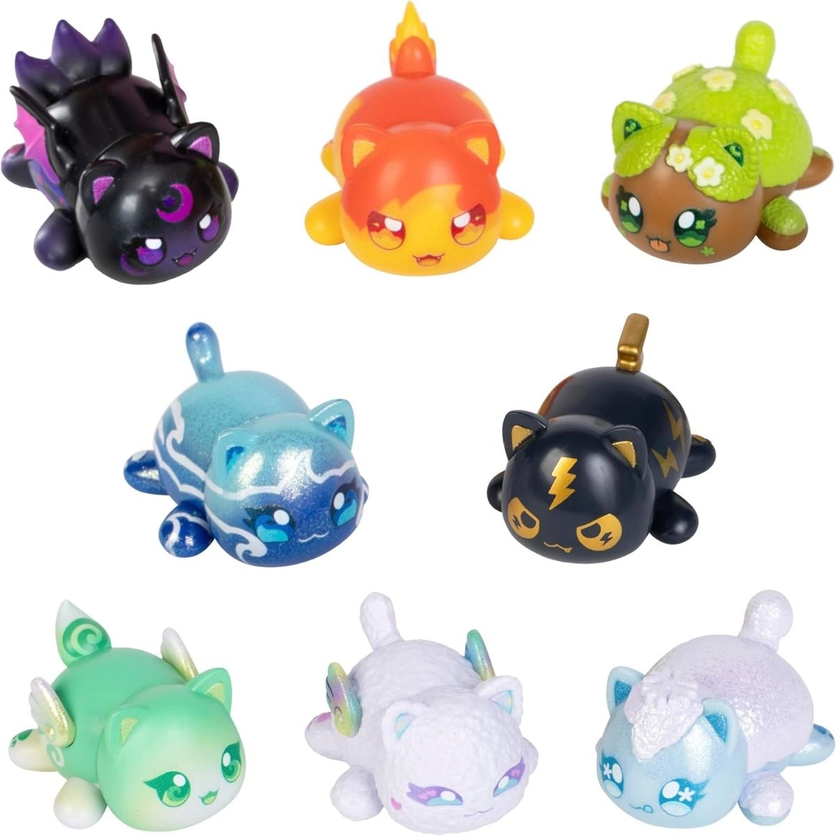 Mystery MeeMeow Figures Elemental - 3 + 1 Pc Assorted
