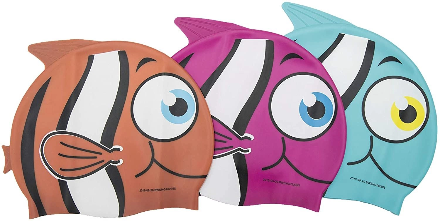 Hydro-Swim Lil' Buddy Swim Cap - 1pc Multi Colour