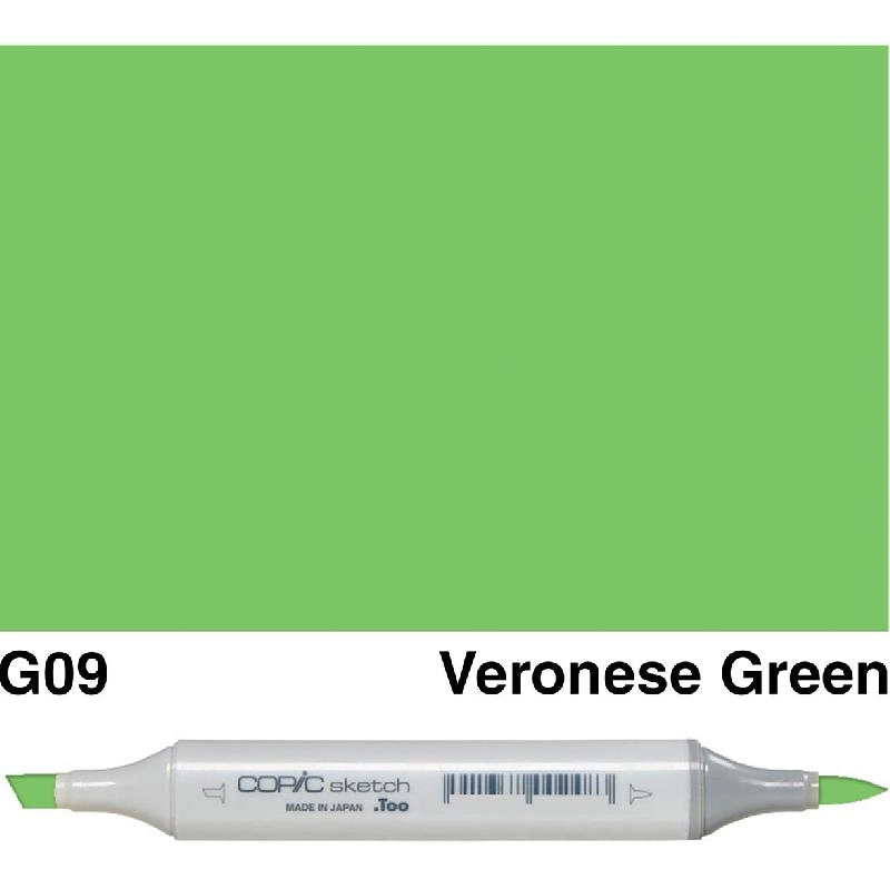 Copic Sketch G-09 - Veronese Green Twin Tip