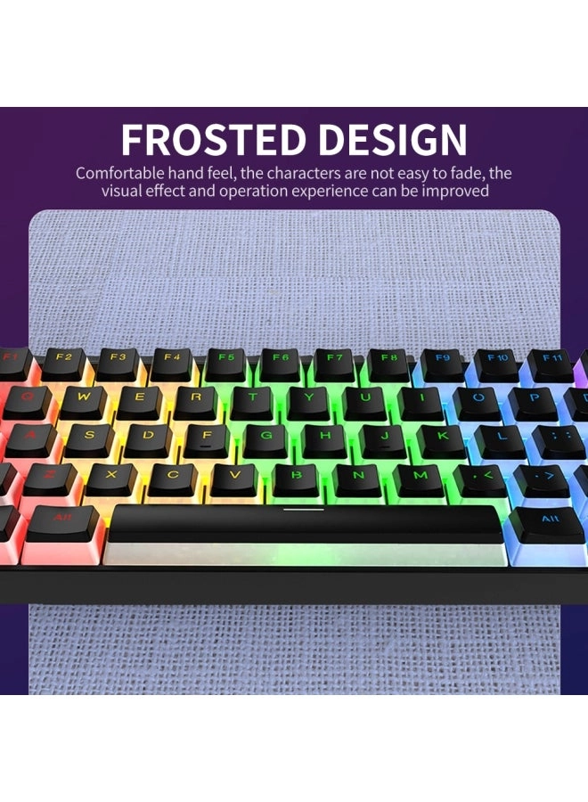 Pudding Keycap Set - PBT 108 Keys White