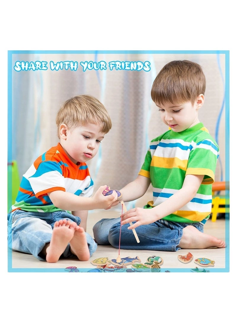 Magnetic Fishing Game - 15 Pcs