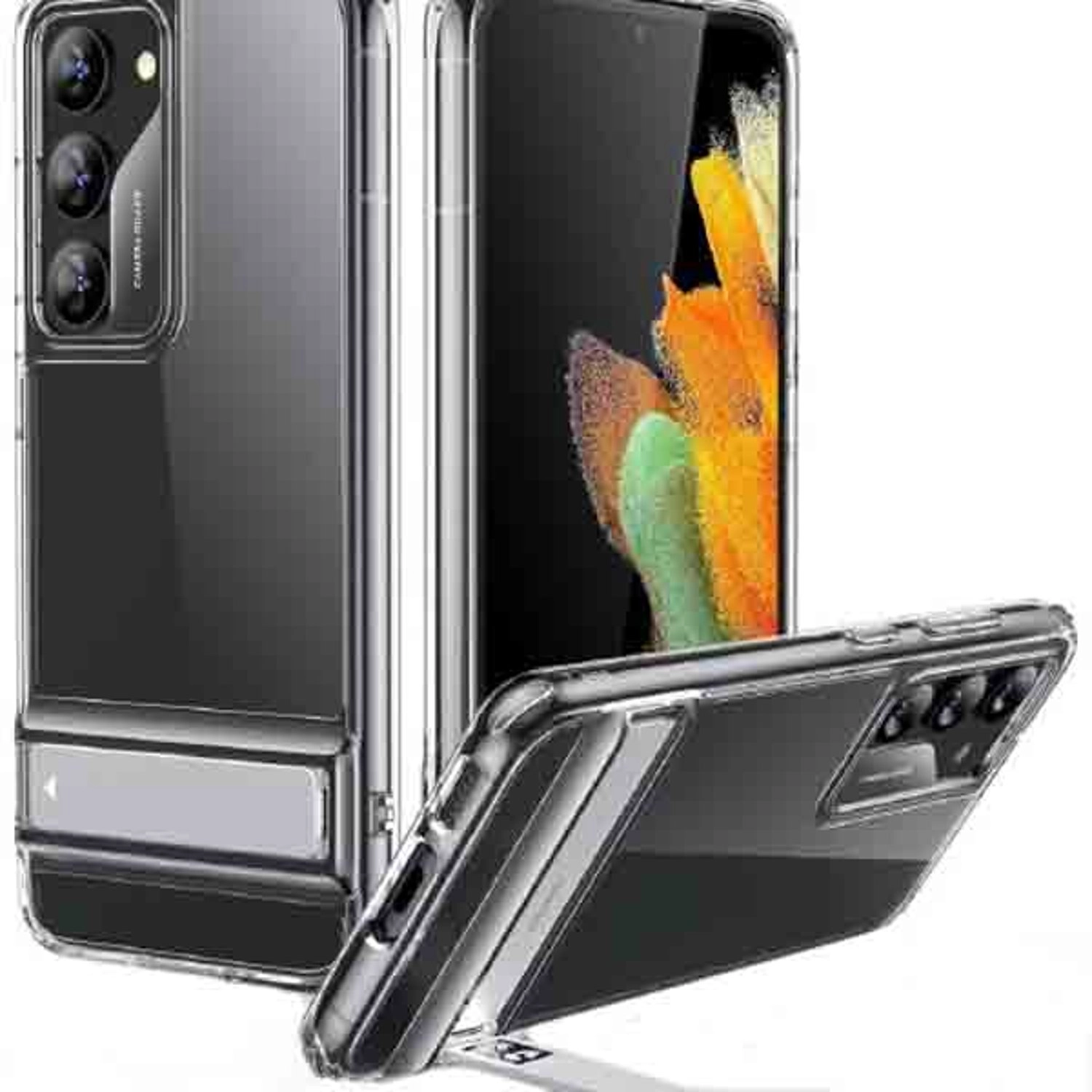 Electronic Silk Road Corp. Metal Kickstand Case for Samsung Galaxy S23+