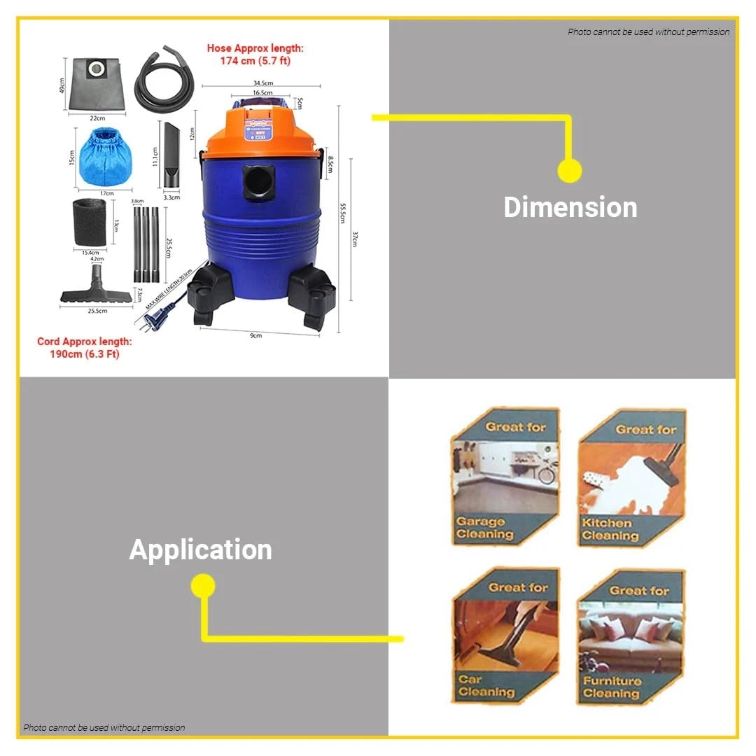 Wet Dry Vacuum Cleaner