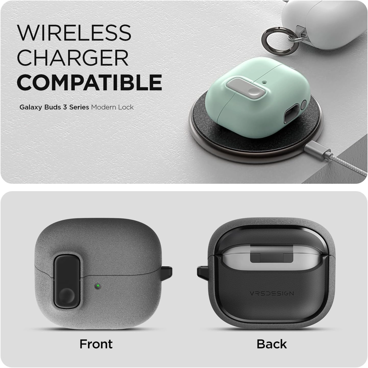 Case for Samsung Galaxy Buds3 and Galaxy Buds 3 Pro - Secure Lock