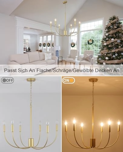 Chandelier - 73 cm to 213 cm