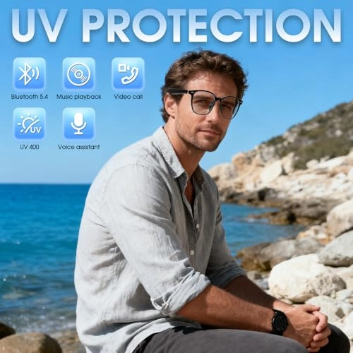 QT-35 - Bluetooth 5.4 140 Languages Black Frame Grey Lens