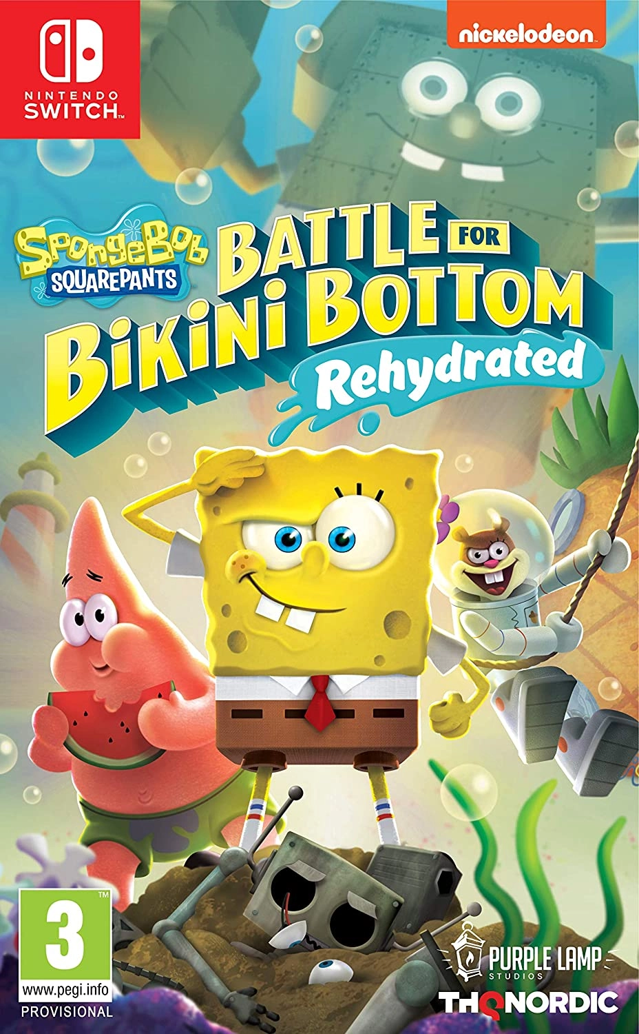 Spongebob SquarePants: Battle for Bikini Bottom Rehydrated - Nintendo Switch