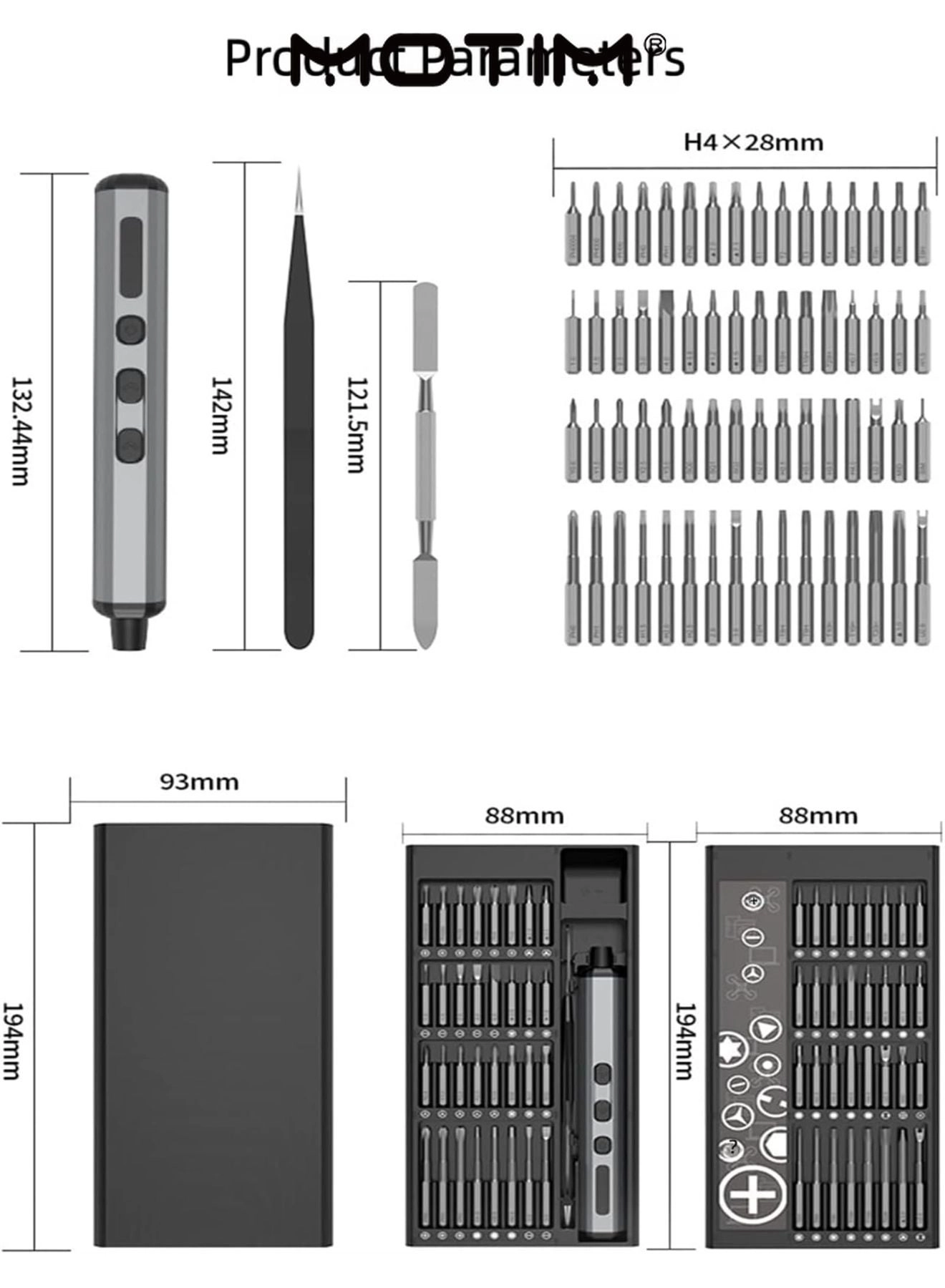 Electric Screwdriver Set - 68 in 1