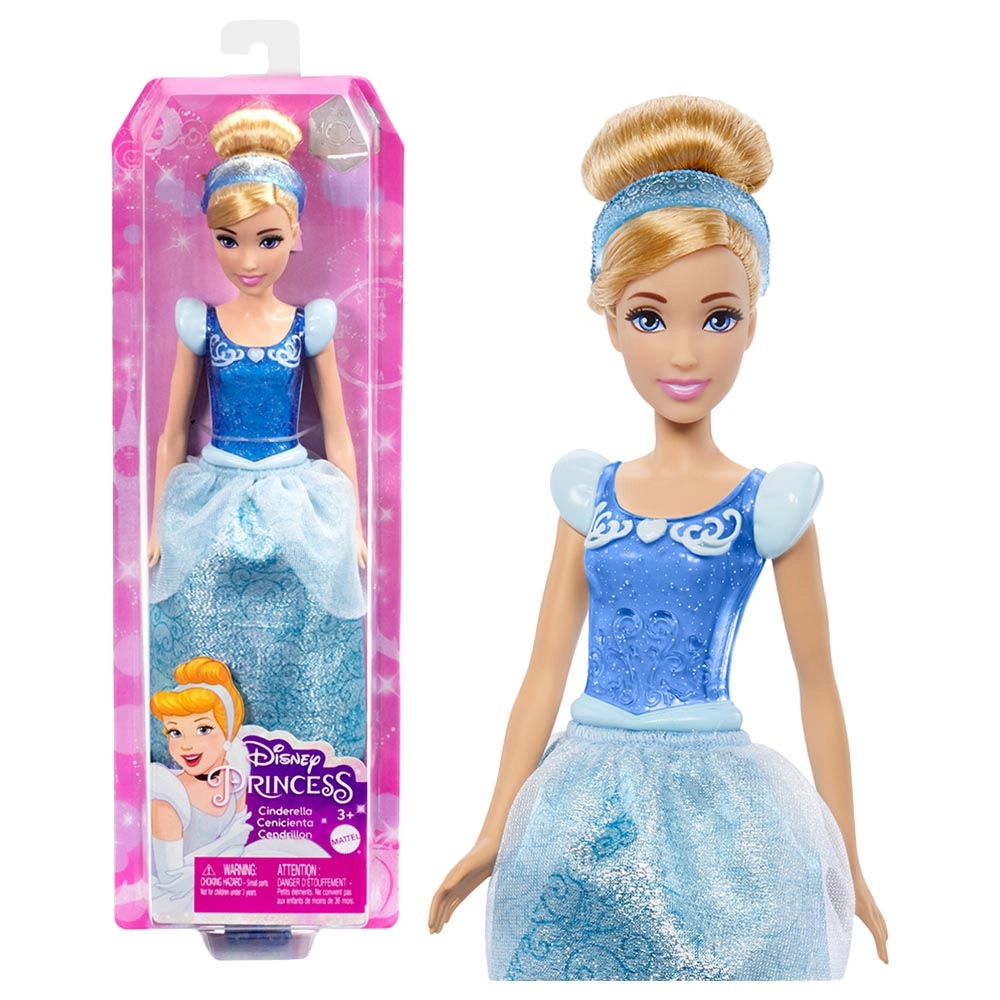 Cinderella Fashion Core Doll - Posable Brushable hair Ages 3+