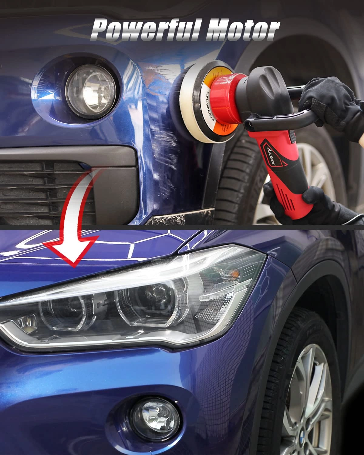 Dual Action Polisher - 850W 6-inch
