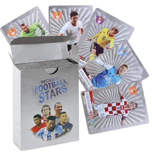 Football Trading Card Set - 55pcs