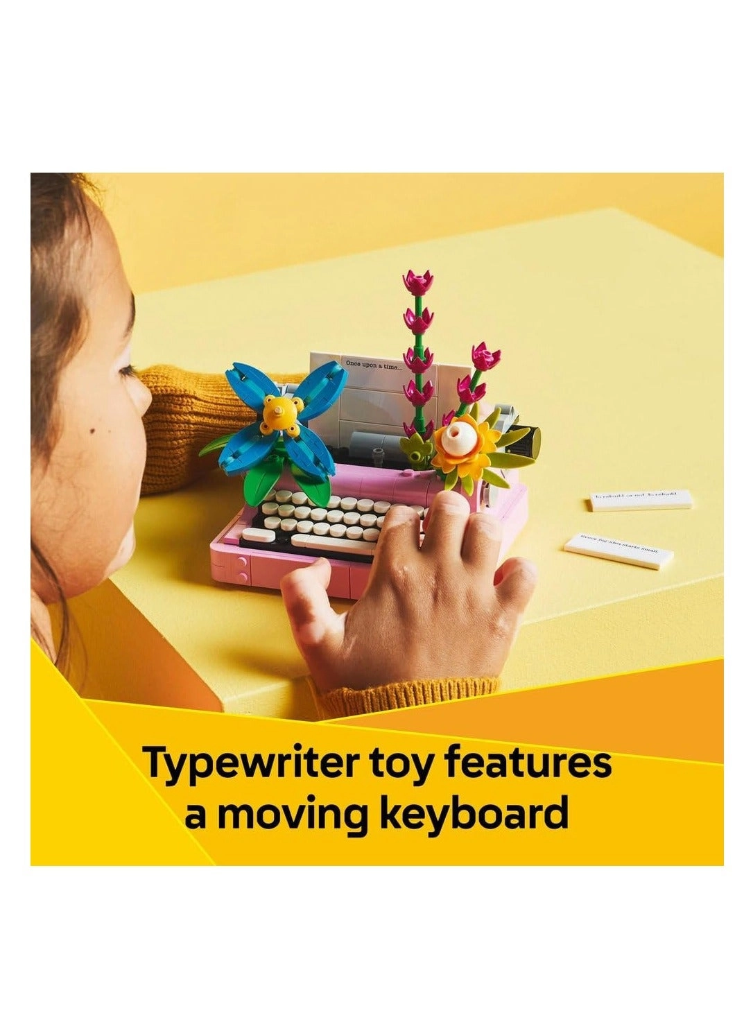 Creator 3in1 Typewriter with Flowers (31169) - 8+ years