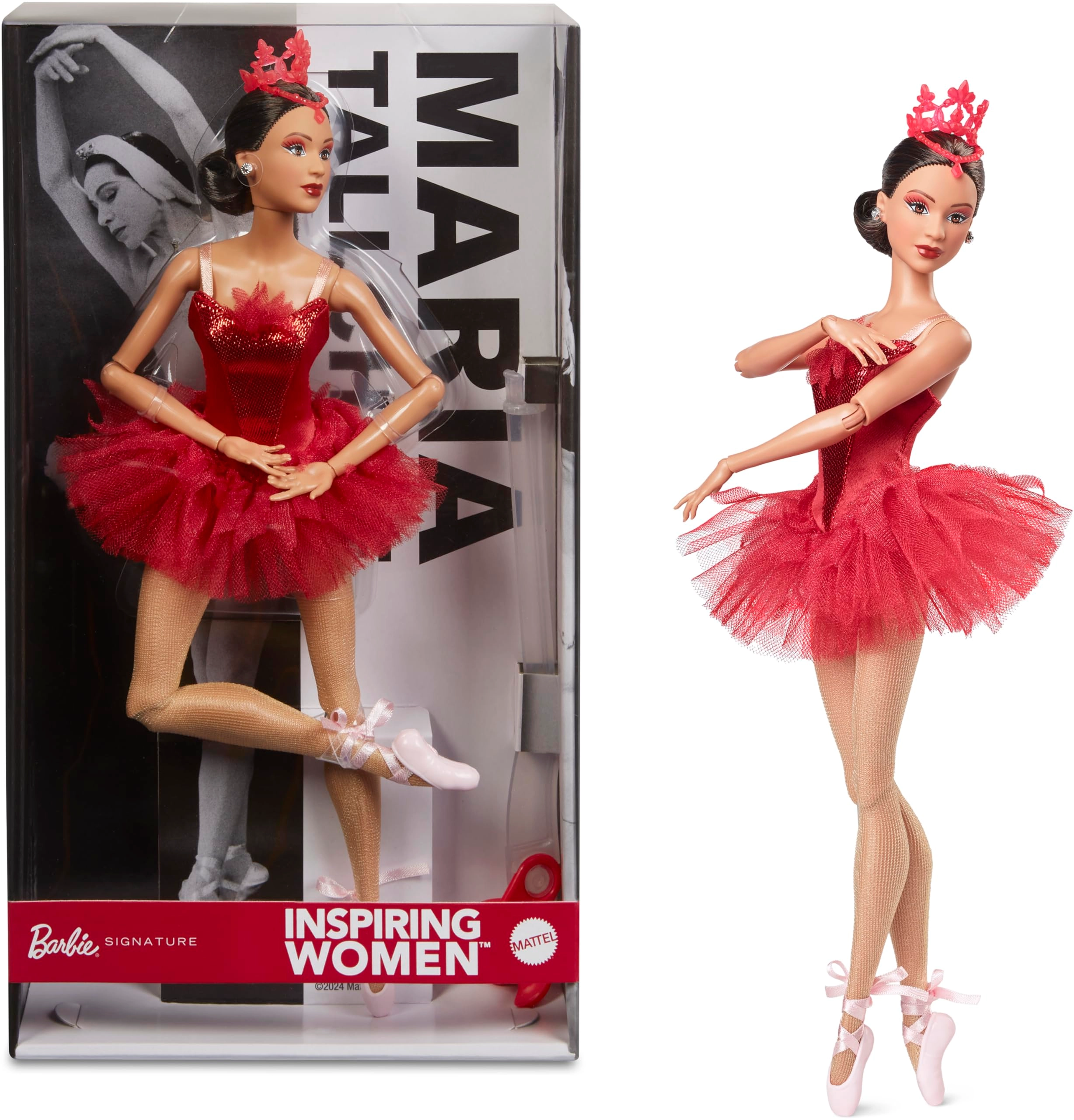 Barbie Maria Tallchief Doll - Inspiring Women Firebird Ballet Costume Ages 6+