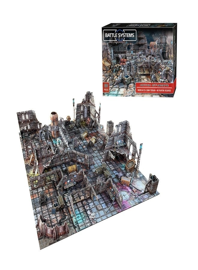 Modular Tabletop 3D Gaming Sci-Fi Terrain - 179 pieces 28mm-35mm Starfinder Warhammer 40,000 Stargrave Deadzone Aliens Star Wars
