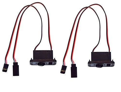 Apex RC Products Futaba Style On/Off Switch - Charge Port 2 Pack