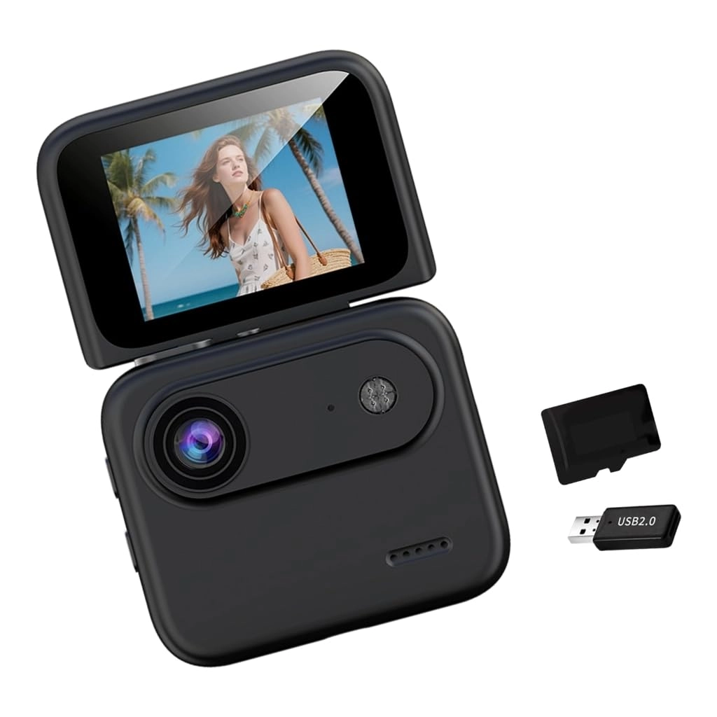 Flip Screen Sports Camera - 32GB 64GB 4K