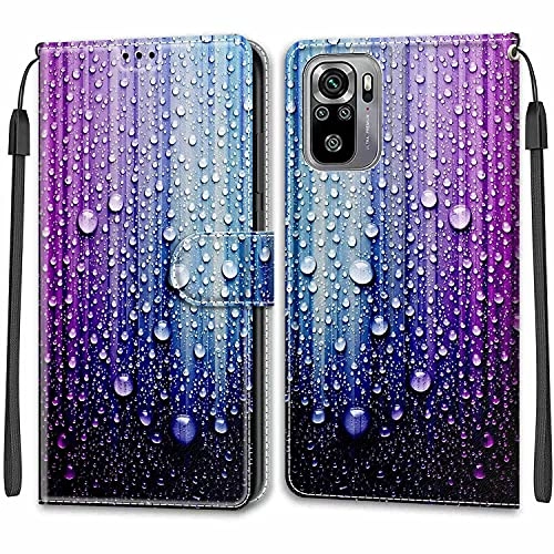 Nadoli Wallet Case Faux Leather Folio for Xiaomi Redmi Note 10 4G