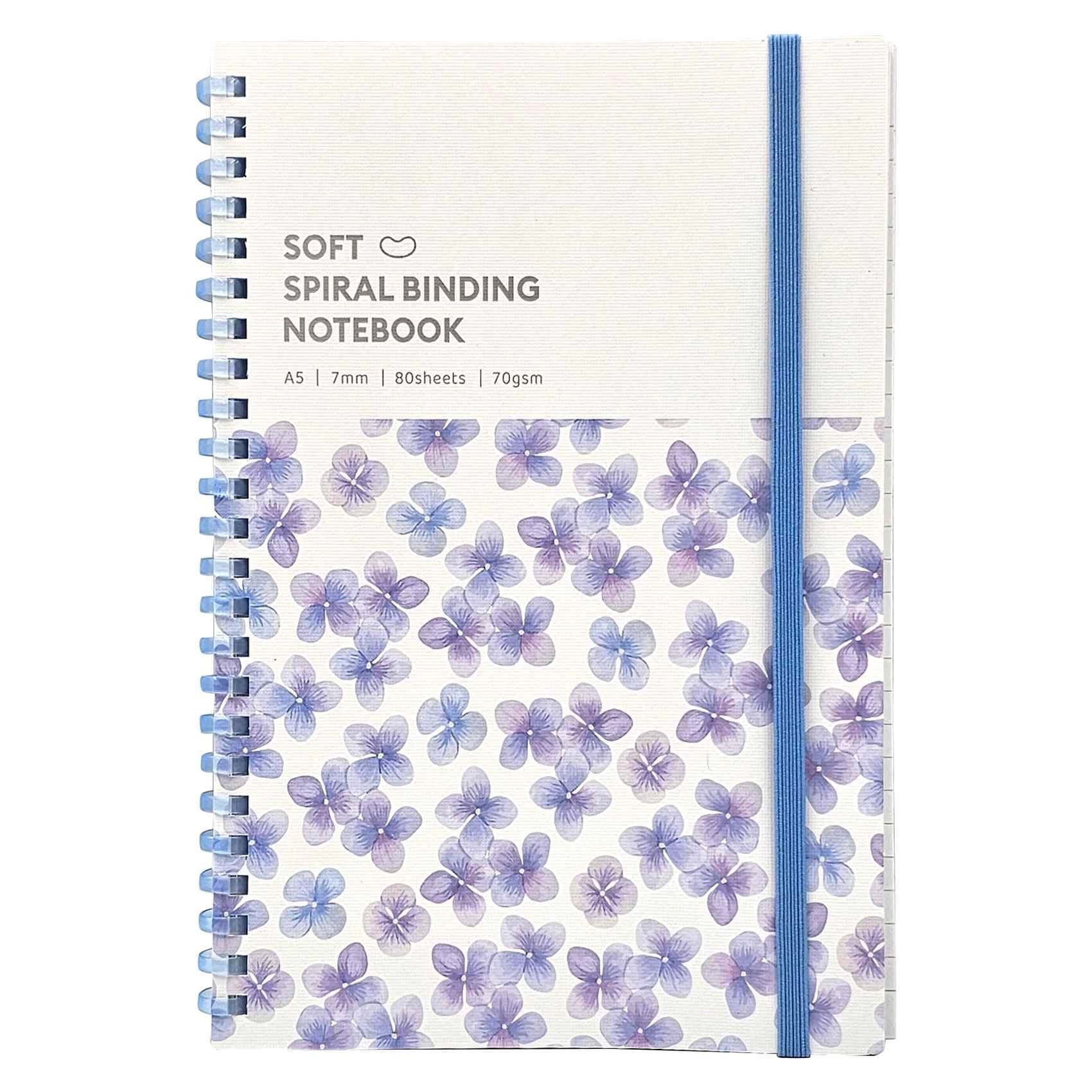 Maxi Soft Spiral Binding Notebook A5 Spiral - 80 Sheets