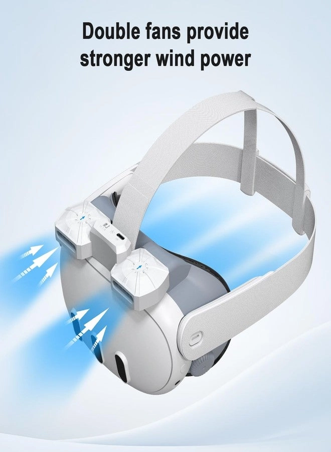 Face Pad Cooling Fan - Meta Quest 3 Air Circulation