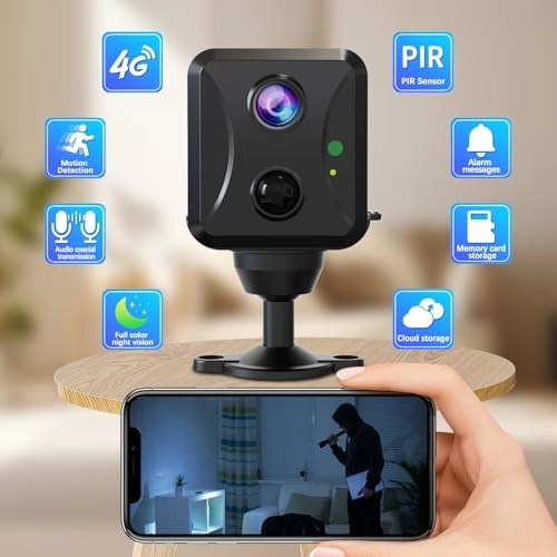 4G LTE Cellular Security Camera 1080p