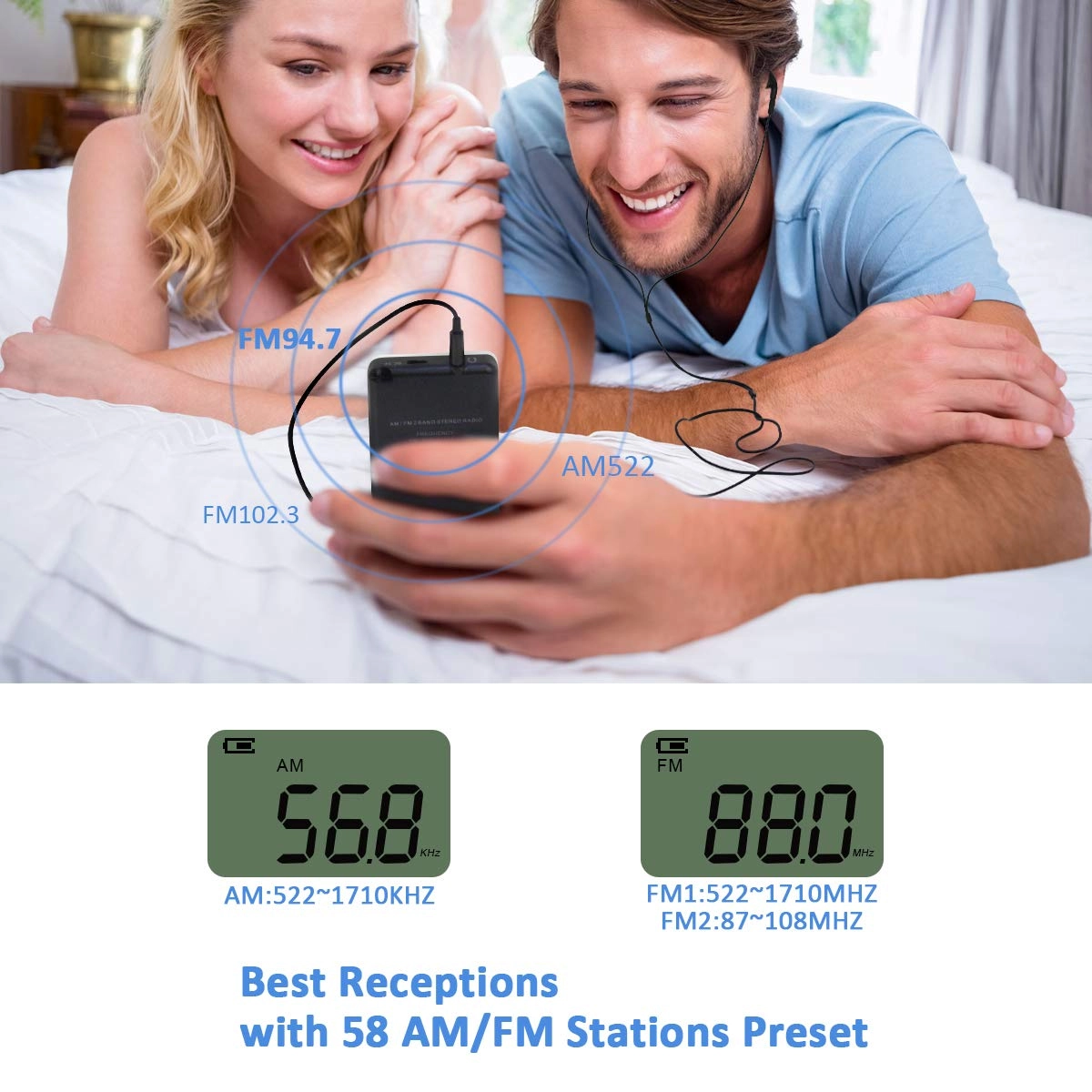 Pocket Small Radio - Portable