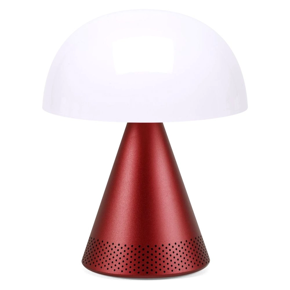 LEXON DESIGNS Mina L Audio - Portable LED Lamp 360° Built-In Bluetooth Speaker