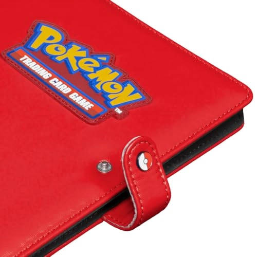 Pokemon Premium 4-Pocket Snap Binder - Red 160 cards