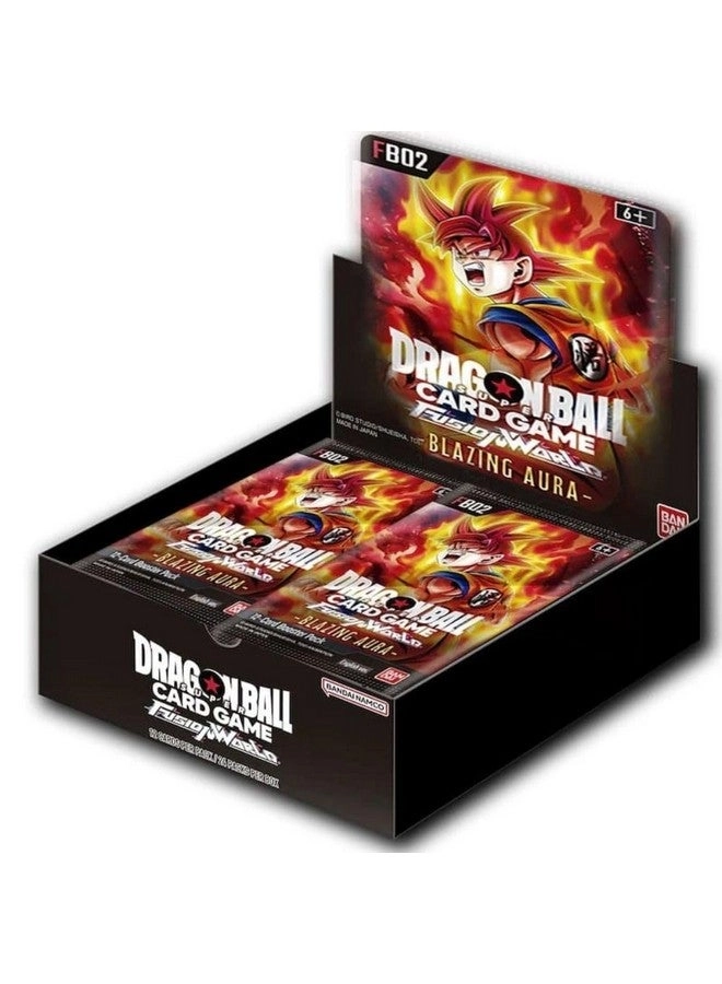 DRAGON BALL SUPER TCG: FUSION WORLD 02 Blazing Aura BOOSTER BOX (FB02) - 12 cards