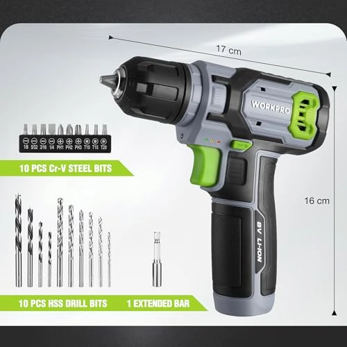 Cordless Drill Driver - 2 Ah 8V